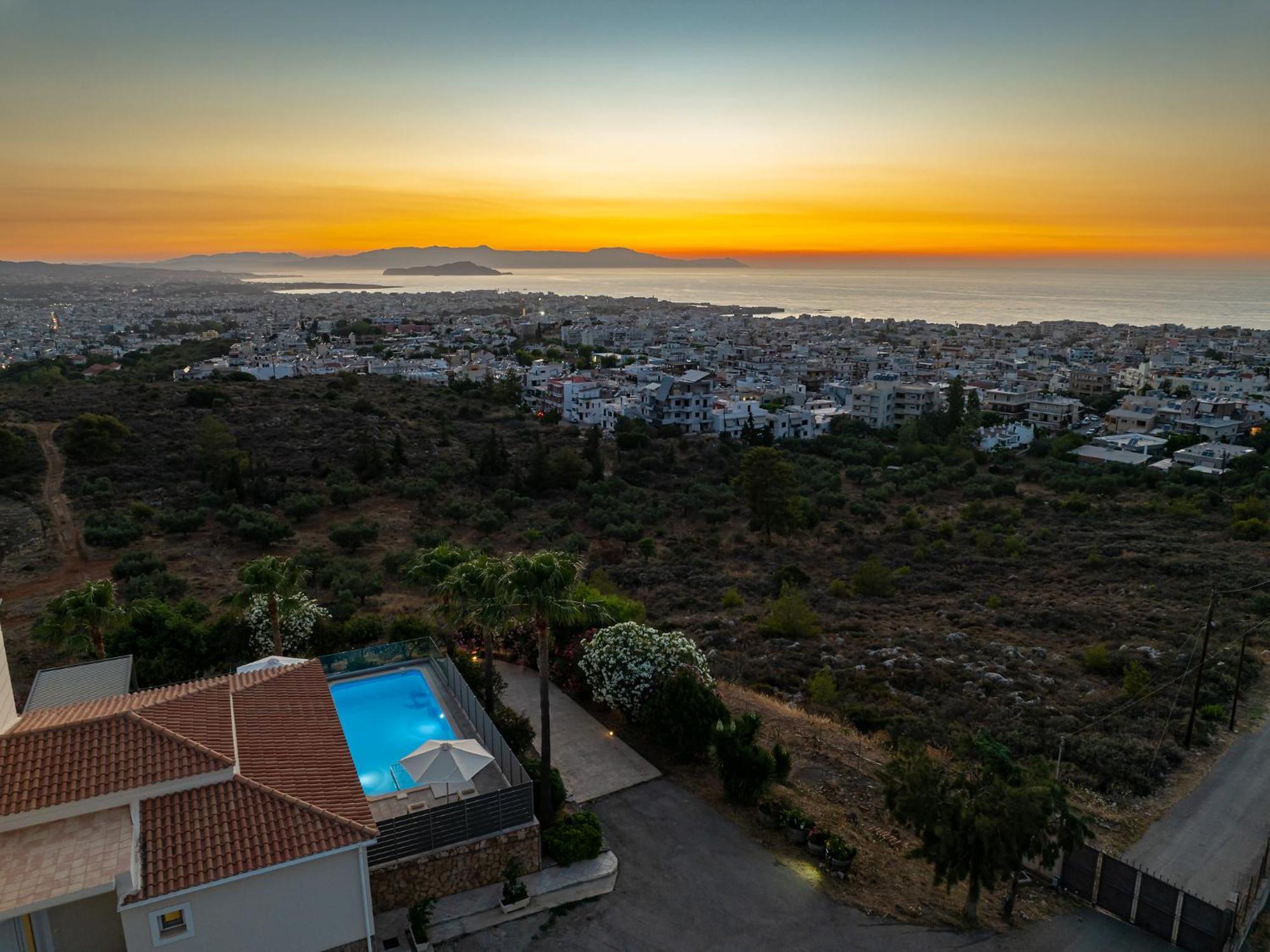 Karmilos Hill Villa La Canea Esterno foto