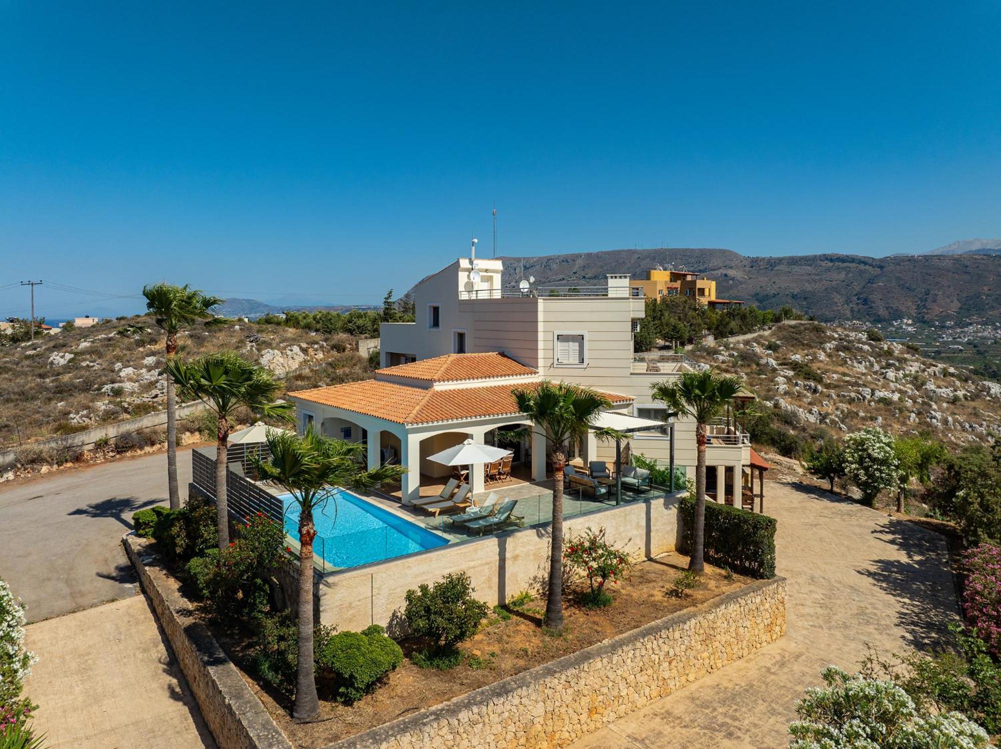 Karmilos Hill Villa La Canea Esterno foto